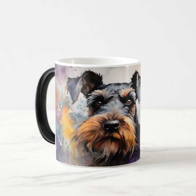 Watercolor Dog Mug Wrap (Devant gauche)
