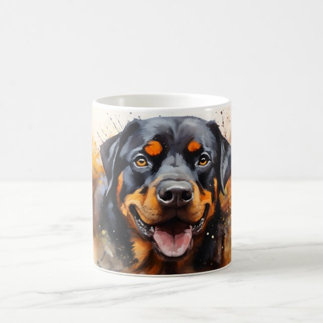 Watercolor Dog Mug Wrap (Centre)