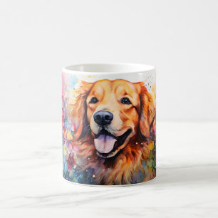 Watercolor Dog Mug Wrap