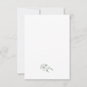 Watercolor Dogwood Flat Notecards