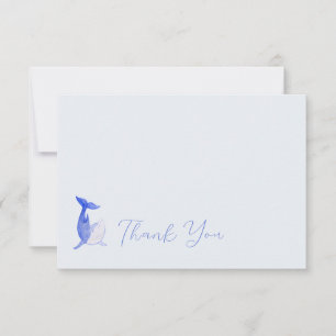 Watercolor Dolphin Sorority Note Card