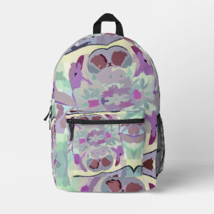 Watercolor Dolphins Kids Printed Backpack