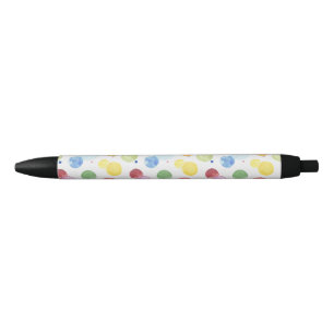 Watercolor Dots 1 Black Ink Pen