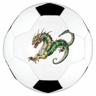 "Watercolor Dragon Majesty" Soccer Ball