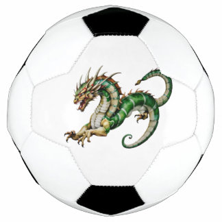 "Watercolor Dragon Majesty" Soccer Ball