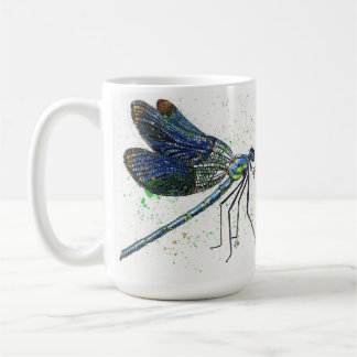 Watercolor Dragonfly Mug