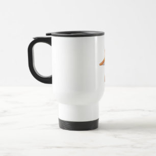 Watercolor Drawing of Starfish Travel Mug