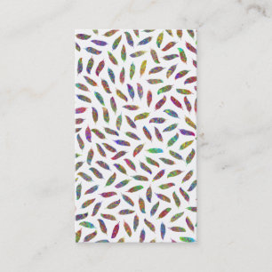 Watercolor Dream Catcher Wild Feathers Business Ca Business Card