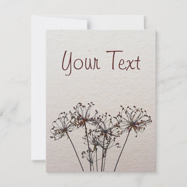 Watercolor Dried Flowers (Front)