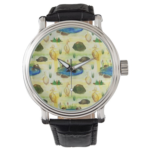 Watercolor duck watch (Front)