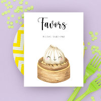 Watercolor dumpling  - Favours Poster