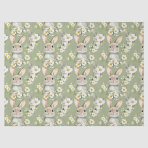 Watercolor Easter Bunnies Tissue Paper