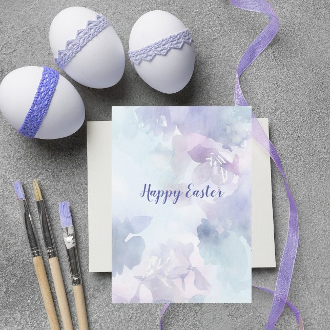 Watercolor Easter Holiday Card (Creator Uploaded)