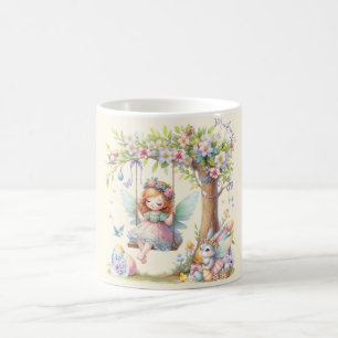 Watercolor Easter Spring Fairy Coffee Mug