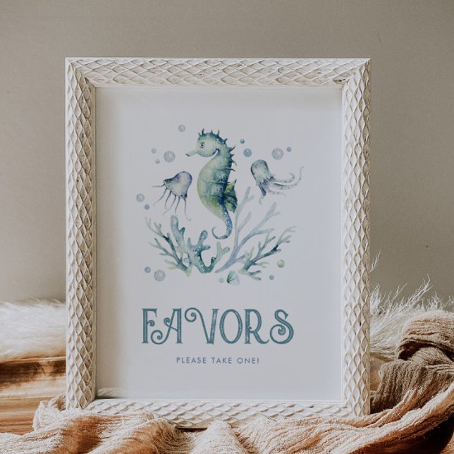 Watercolor Editable Under the Sea Sign (Creator Uploaded)