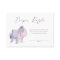 Watercolor Eeyore Diaper Raffle Insert Card