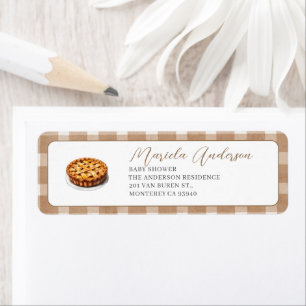 Watercolor Elegant cutie pie is on the way  baby s