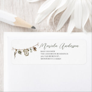 Watercolor Elegant Little Hunter  baby shower