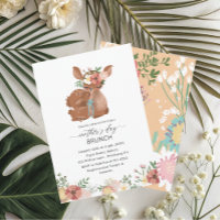 Watercolor Elegant Mother is Day brunch Baby showe