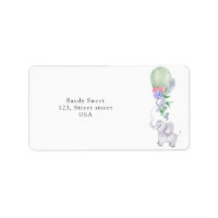Watercolor Elephant balloon
