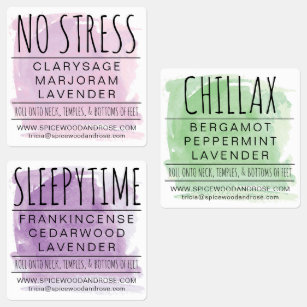 Essential Oil Labels | Zazzle