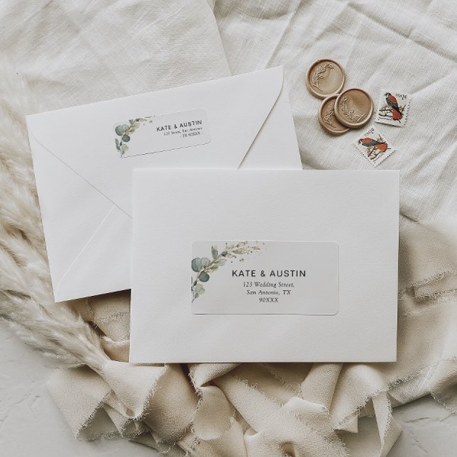 watercolor eucalyptus address (Creator Uploaded)