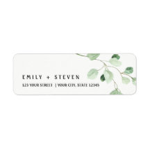watercolor eucalyptus decor