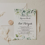 Watercolor Eucalyptus Greenery Bat Mitzvah Invitation<br><div class="desc">This watercolor eucalyptus greenery bat mitzvah invitation is perfect for a rustic bat mitzvah. This artistic design features hand-drawn,  watercolor eucalyptus green foliage,  inspiring natural beauty.</div>