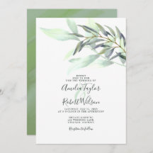 Watercolor Eucalyptus  Greenery