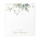 Watercolor Eucalyptus Greenery Personalized