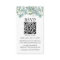Watercolor Eucalyptus Greenery QR Wedding RSVP