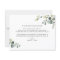 Watercolor Eucalyptus Greenery Wedding 