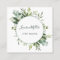 Watercolor Eucalyptus Greenery Wreath