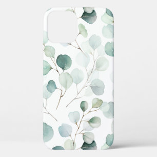 Watercolor Eucalyptus Pattern Case-Mat iPhone 12 Case