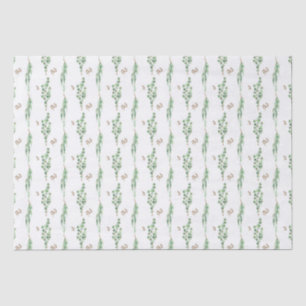 Watercolor Eucalyptus Pattern Tissue Paper