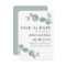Watercolor Eucalyptus Wedding Save the Date