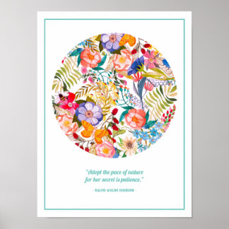 Watercolor Existentialism for Charity Poster