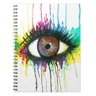 Watercolor Eye Notebook