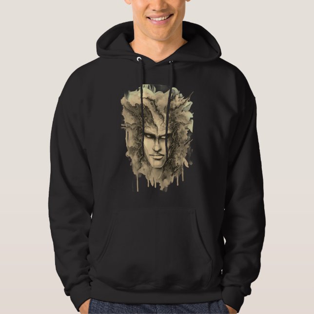 Watercolor Face Hoodie (Front)
