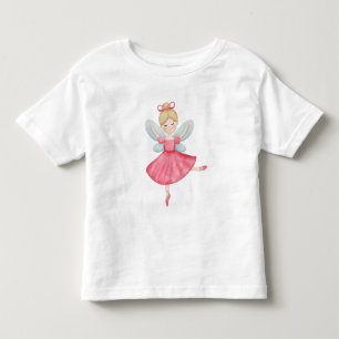 Watercolor Fairy Ballerina Toddler T-Shirt