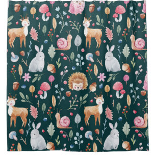 Watercolor Fairy Forest Children's Pattern