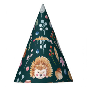 Watercolor Fairy Forest Children's Pattern Party Hat