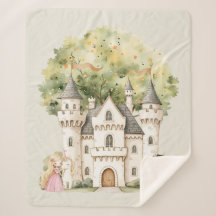Watercolor Fairytale Princess Whimsical
