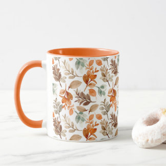 Watercolor Fall Foliage Mug