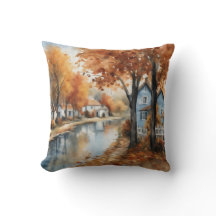 Watercolor Fall Leaves Decorative