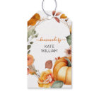 Watercolor Fall theme label for homemade items