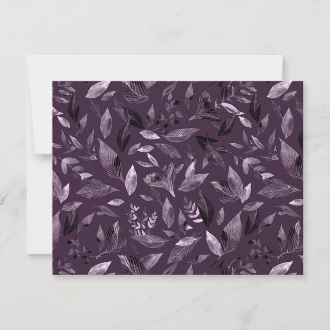 Watercolor fallen leaves 7 card (Front)