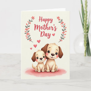 Watercolor Family Day Card