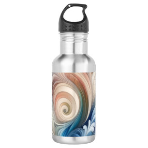 Watercolor Fantasy Floral Romantic Pattern 532 Ml Water Bottle