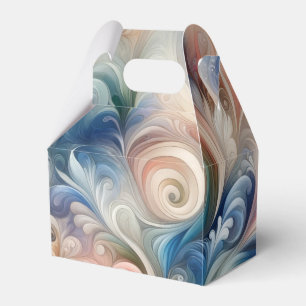 Watercolor Fantasy Floral Romantic Pattern Favor Box